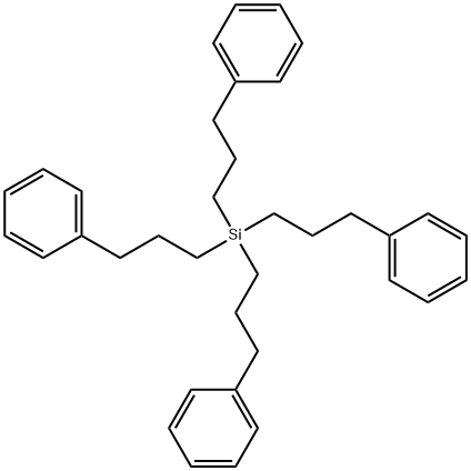 TETRAKIS(3-PHENYLPROPYL)SILANE, 18817-48-6, 结构式