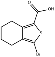 3-Bromo-4,5,6,7-tetrahydrobenzo[c]thiophene-1-carboxylic acid Structure