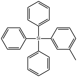 (M-TOLYL)TRIPHENYLSILANE Structure