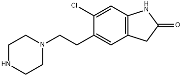 6-Chloro-5-(2-piperazin-1-yl-ethyl)-1,3-dihydro-indol-2-one|6-Chloro-5-(2-piperazin-1-yl-ethyl)-1,3-dihydro-indol-2-one