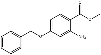 methyl 2-amino-4-(benzyloxy)benzoate Structure