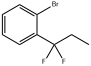 1-bromo-2-(1,1-difluoropropyl)- Benzene Struktur