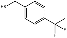 4-(1,1-difluoroethyl)- Benzenemethanethiol Struktur