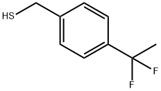 4-(1,1-difluoroethyl)- Benzenemethanethiol Structure