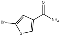 5-溴噻吩-3-甲酰胺, 189329-94-0, 结构式