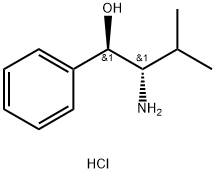 (1R,2S)-2-氨基-3-甲基-1-苯基-1-丁醇盐酸盐 结构式