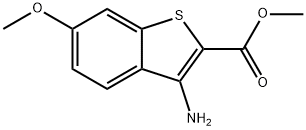 3-氨基-6-甲氧基苯并[B]噻吩-2-甲酸甲酯,189439-55-2,结构式