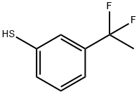 3-(1,1-difluoroethyl)- Benzenethiol Structure