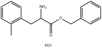 Phenylalanine, 2-methyl-, phenylmethyl ester, hydrochloride
 Structure