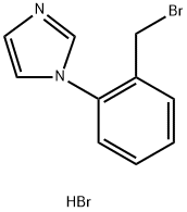 1-(2-(Bromomethyl)phenyl)-1H-imidazole hydrobromide Struktur