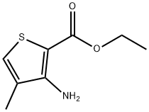 ethyl 3-amino-4-methylthiophene-2-carboxylate, 190375-17-8, 结构式