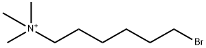 6-(N,N,N-trimethylammonio)hexyl bromide 化学構造式
