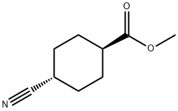 (1r,4r)-methyl 4-cyanocyclohexanecarboxylate Struktur