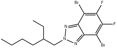 4,7-Dibromo-2-(2-ethyl-hexyl)-5,6-difluoro-2H-benzotriazole, 1916476-35-1, 结构式
