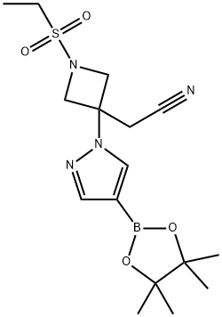 3-Azetidineacetonitrile, 1-(ethylsulfonyl)-3-[4-(4,4,5,5-tetramethyl-1,3,2-dioxaborolan-2-yl)-1H-pyrazol-1-yl]-