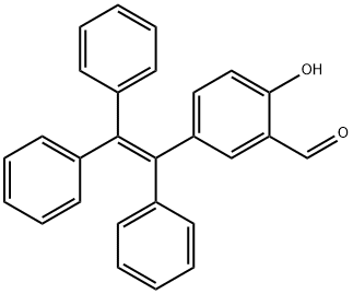 2-羟基-5-(1,2,2-三苯乙烯)-苯甲醛, 1926206-27-0, 结构式