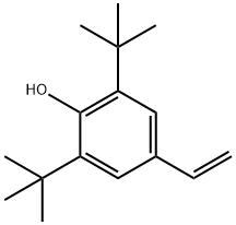 2,6-DI-TERT-BUTYL-4-VINYLPHENOL, 19263-36-6, 结构式