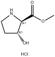 (2R,3R)-3-羟基吡咯烷-2-羧酸甲酯盐酸盐,1946010-88-3,结构式