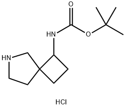 tert-butyl N-{6-azaspiro[3.4]octan-1-yl}carbamate hydrochloride,1946021-32-4,结构式