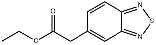 2,1,3-Benzothiadiazole-5-acetic acid ethyl ester Structure