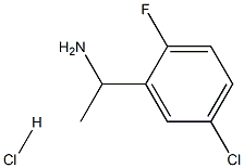 1-(5-CHLORO-2-FLUOROPHENYL)ETHAN-1-AMINE HYDROCHLORIDE Struktur