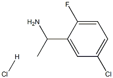 1-(5-CHLORO-2-FLUOROPHENYL)ETHAN-1-AMINE HYDROCHLORIDE Structure