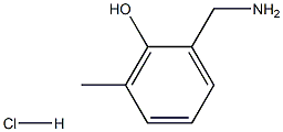 2-(AMINOMETHYL)-6-METHYLPHENOL HYDROCHLORIDE Structure