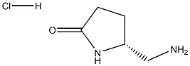 (R)-5-Aminomethyl-pyrrolidin-2-one hydrochloride Struktur