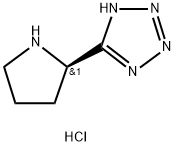 5-[(2R)-pyrrolidin-2-yl]-2H-1,2,3,4-tetrazole hydrochloride Structure