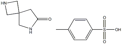2,6-Diaza-spiro[3.4]octan-7-one Toluene-4-sulfonic acid salt Struktur