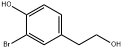 3-bromo-4-hydroxybenzeneethanol Struktur