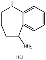 2,3,4,5-四氢-1H-苯并[B]氮杂-5-胺盐酸盐,1965309-36-7,结构式