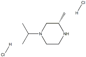 (S)-1-异丙基-3-甲基-哌嗪双盐酸盐, 1965314-72-0, 结构式