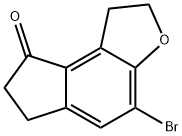 4-bromo-1,2,6,7-tetrahydro-8H-Indeno[5,4-b]furan-8-one Structure