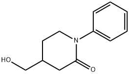 4-(hydroxymethyl)-1-phenylpiperidin-2-one,197856-07-8,结构式
