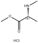 N-甲基-L-丙氨酸甲酯盐酸盐, 19914-41-1, 结构式