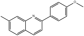 2-(4-METHOXYPHENYL)-7-METHYLQUINOLINE Structure