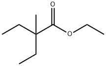 2-乙基-2-甲基丁酸乙酯 结构式