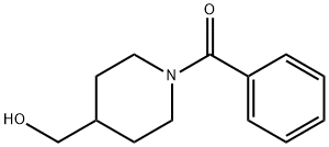 N-BENZOYL-4-HYDROXYMETHYLPIPERIDINE 结构式
