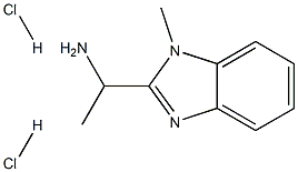 1-(1-methyl-1H-1,3-benzodiazol-2-yl)ethan-1-amine dihydrochloride Structure