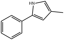 2-苯基-4-甲基-1H-吡咯 结构式