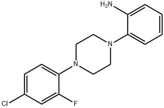 2-[4-(2-氟-4-氯苯基)-1-哌嗪基]苯胺, 2006277-40-1, 结构式