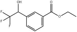 Ethyl 3-(2,2,2-Trifluoro-1-hydroxyethyl)benzoate Struktur