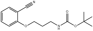 2-[3-(BOC-氨基)丙氧基]苯腈,2006277-77-4,结构式