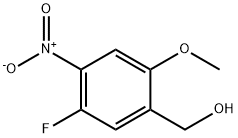 2-甲氧基-4-硝基-5-氟苯甲醇, 2006278-11-9, 结构式