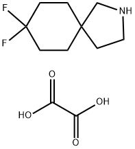 BIS(8,8-DIFLUORO-2-AZASPIRO[4.5]DECANE); OXALIC ACID, 2007919-26-6, 结构式