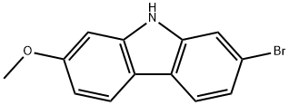 2-bromo-7-methoxy-9H-carbazole Structure