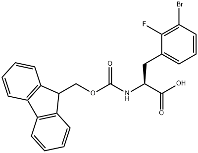 N-Fmoc-3-bromo-2-fluoro-L-phenylalanine