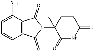 4-amino-2-(3-methyl-2,6-dioxo-piperidin-3-yl)-isoindole-1,3-dione Structure