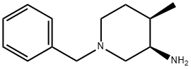 (3R,4R)-1-benzyl-4-methylpiperidin-3-amine Struktur